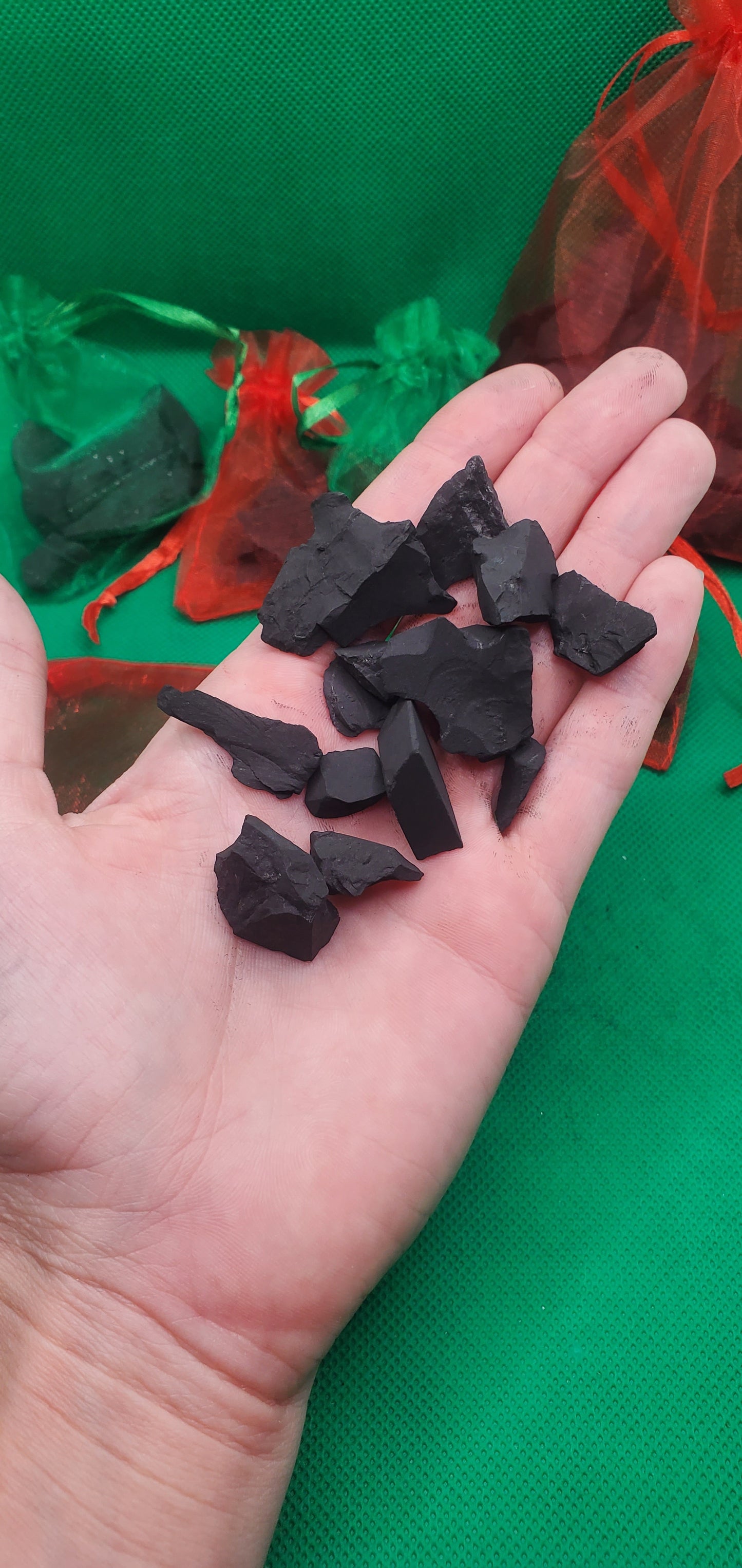 Shungite "Bags of Coal" Stocking stuffer