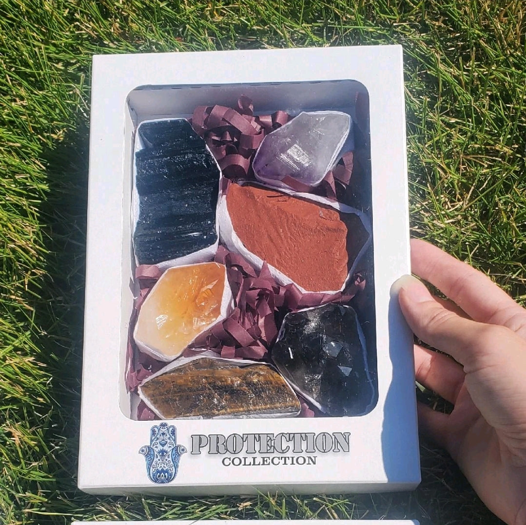 Crystal Gift Sets "Positive Vibes" "Healing" "Protection" "Love"