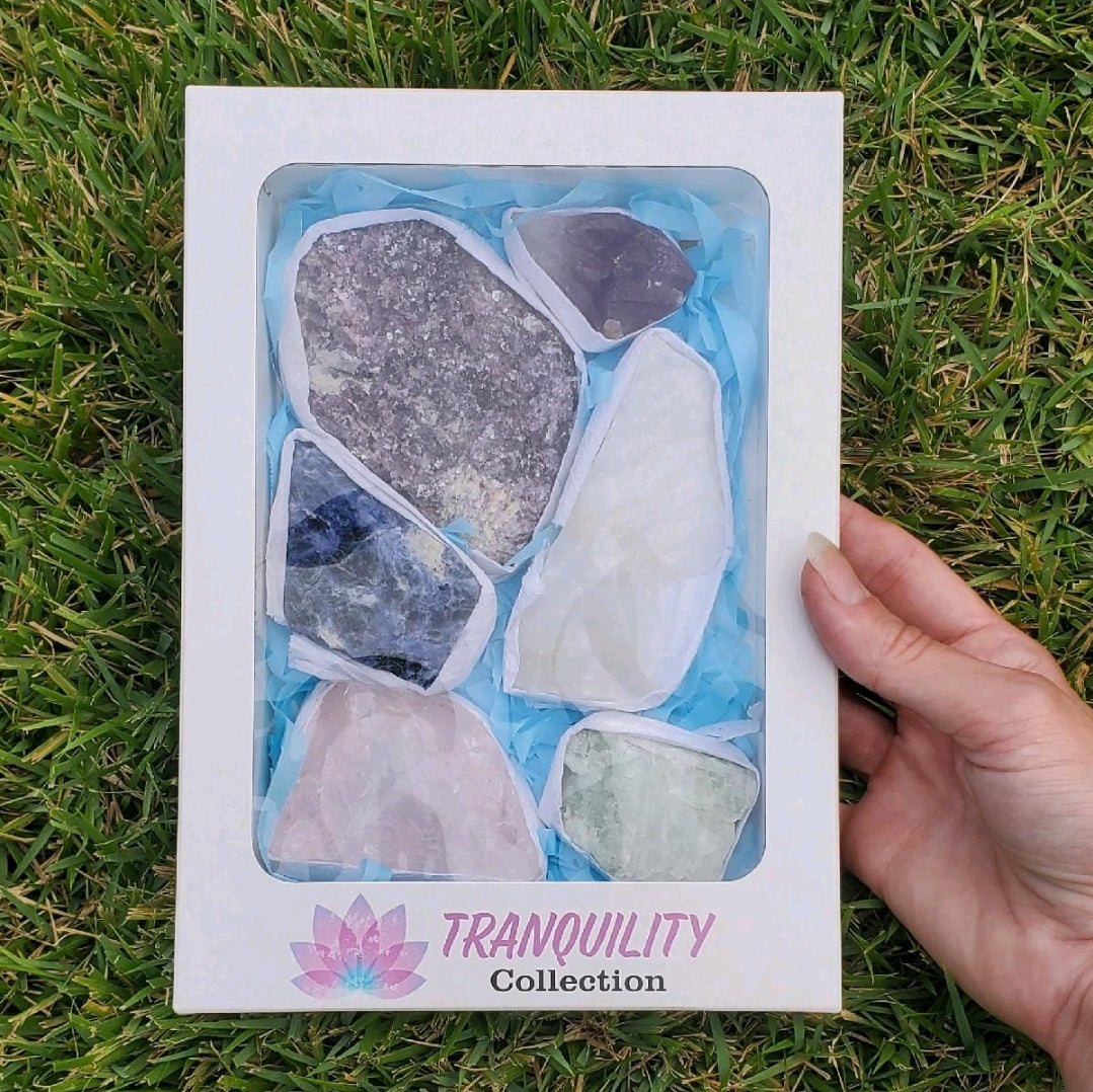 Crystal Gift Sets "Positive Vibes" "Healing" "Protection" "Love"