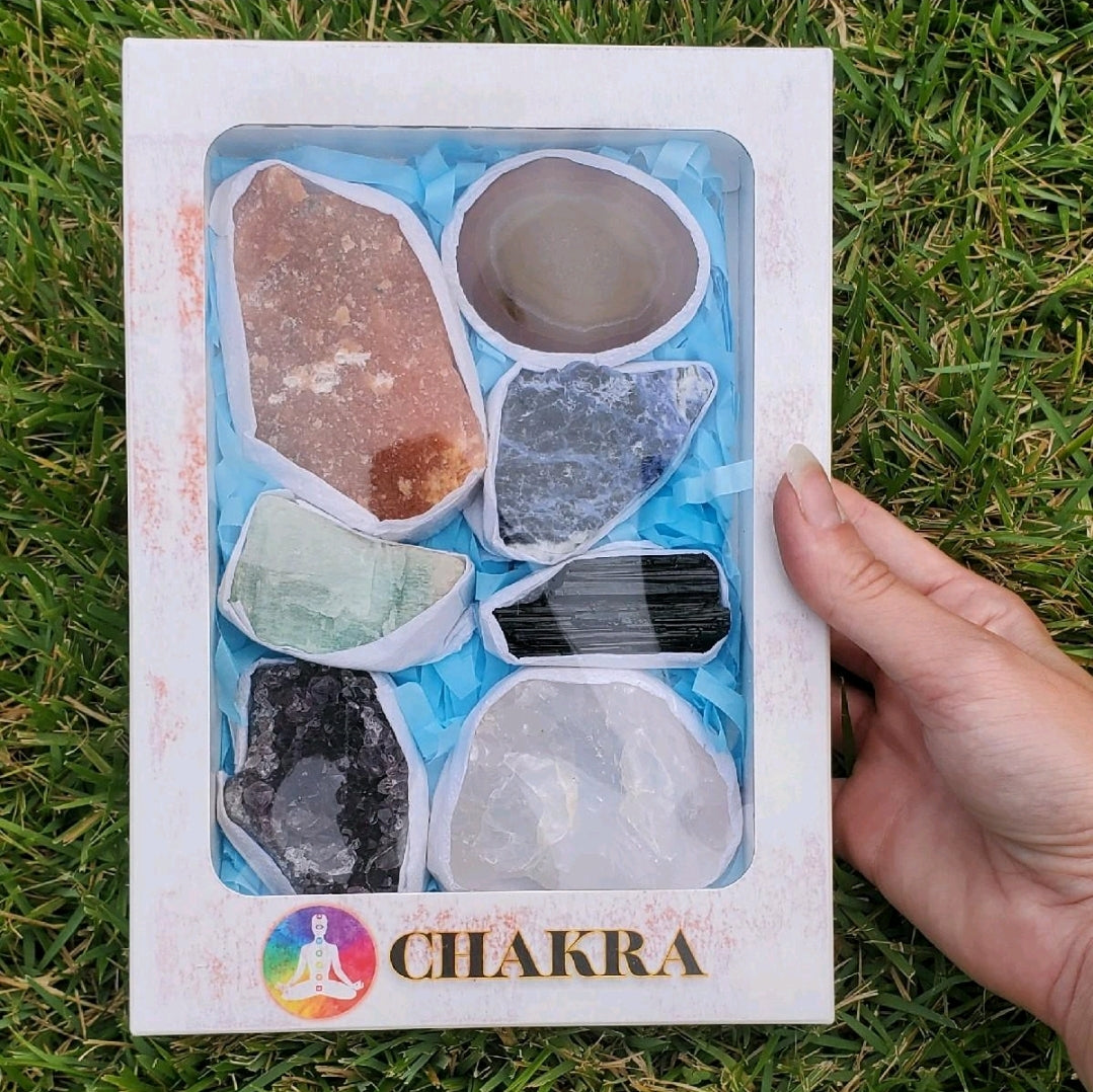 Crystal Gift Sets "Positive Vibes" "Healing" "Protection" "Love"