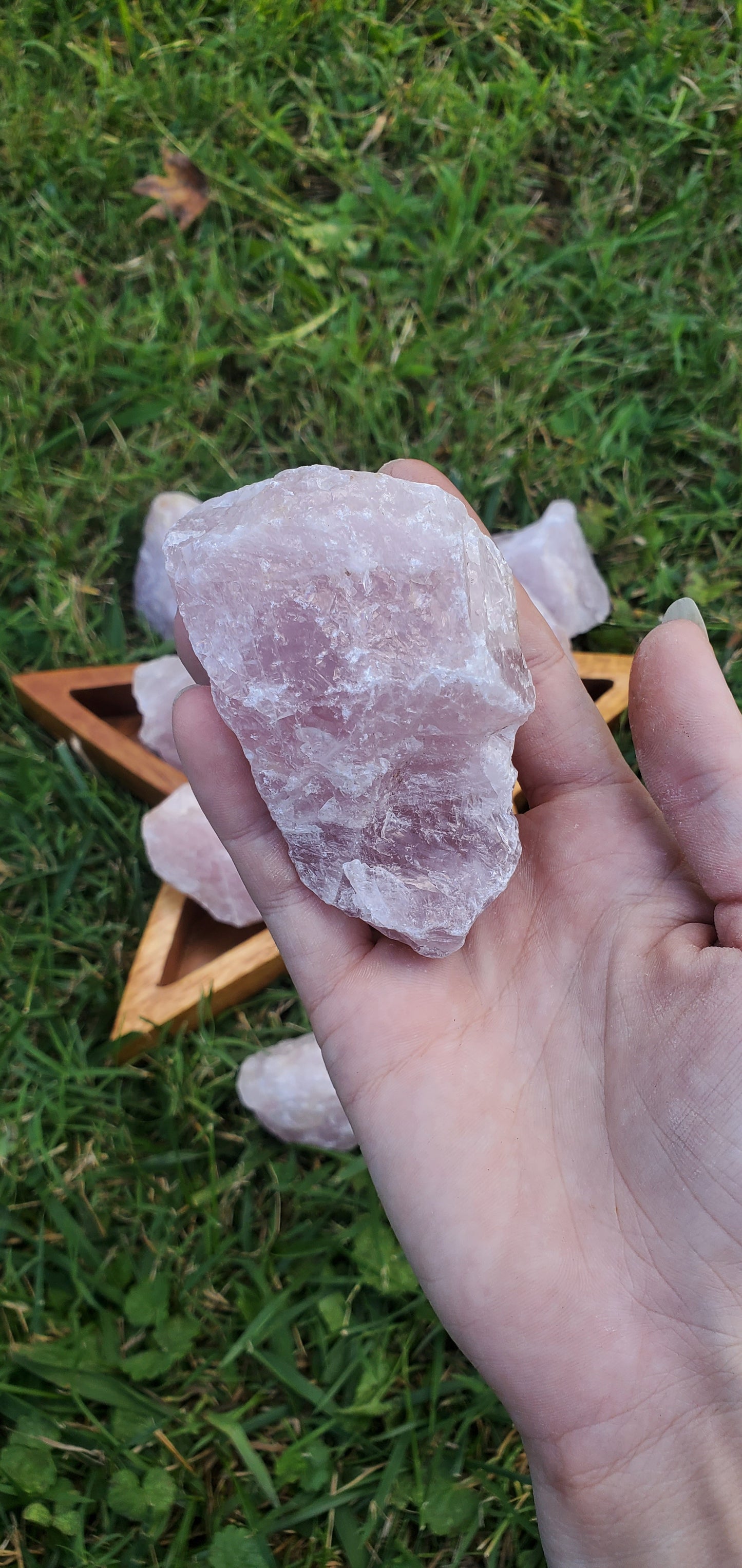 Rose Quartz Large Rough Stone