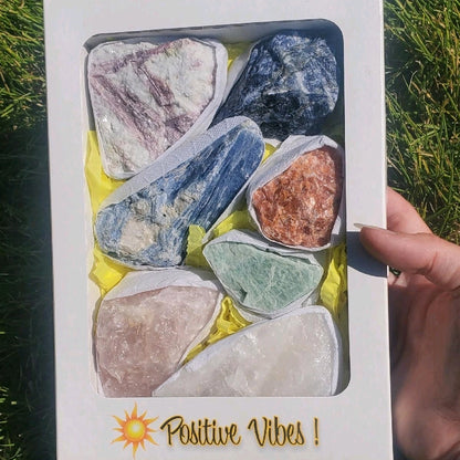 Crystal Gift Sets "Positive Vibes"  "Healing" "Protection" "Love"