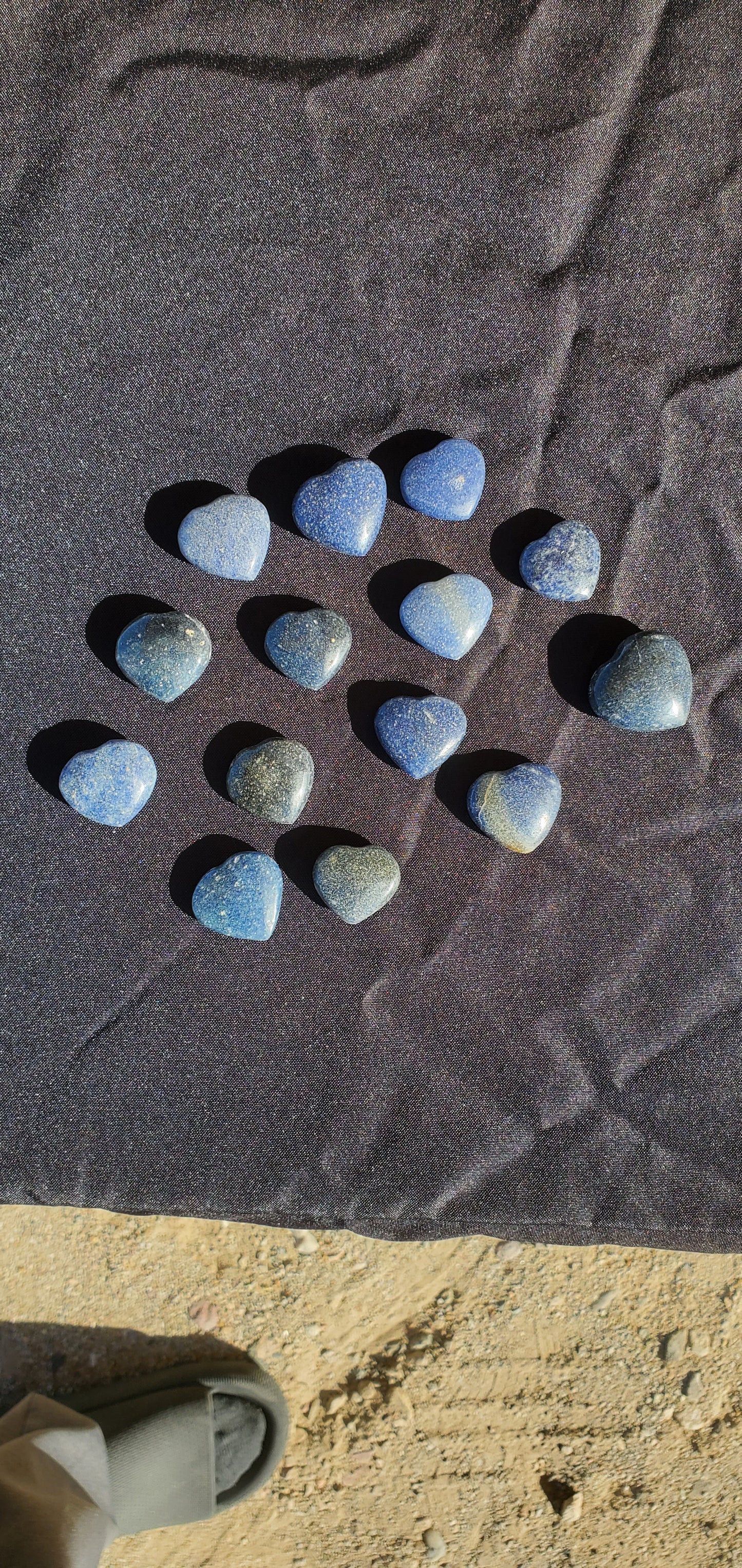 Lazulite Heart 1.5in