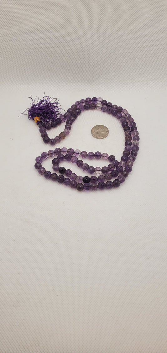 Amethyst Prayer Necklace