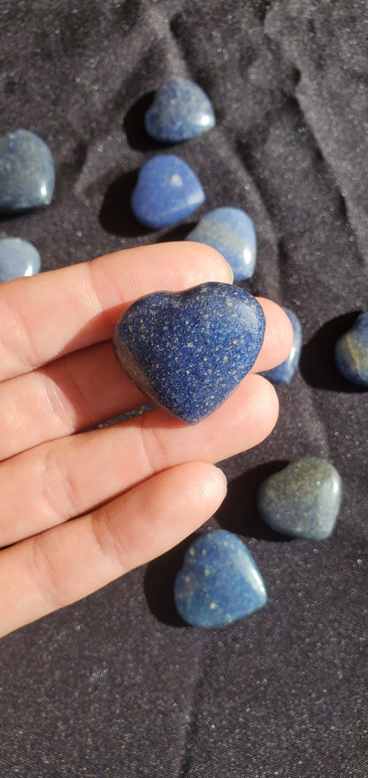 Lazulite Heart 1.5in