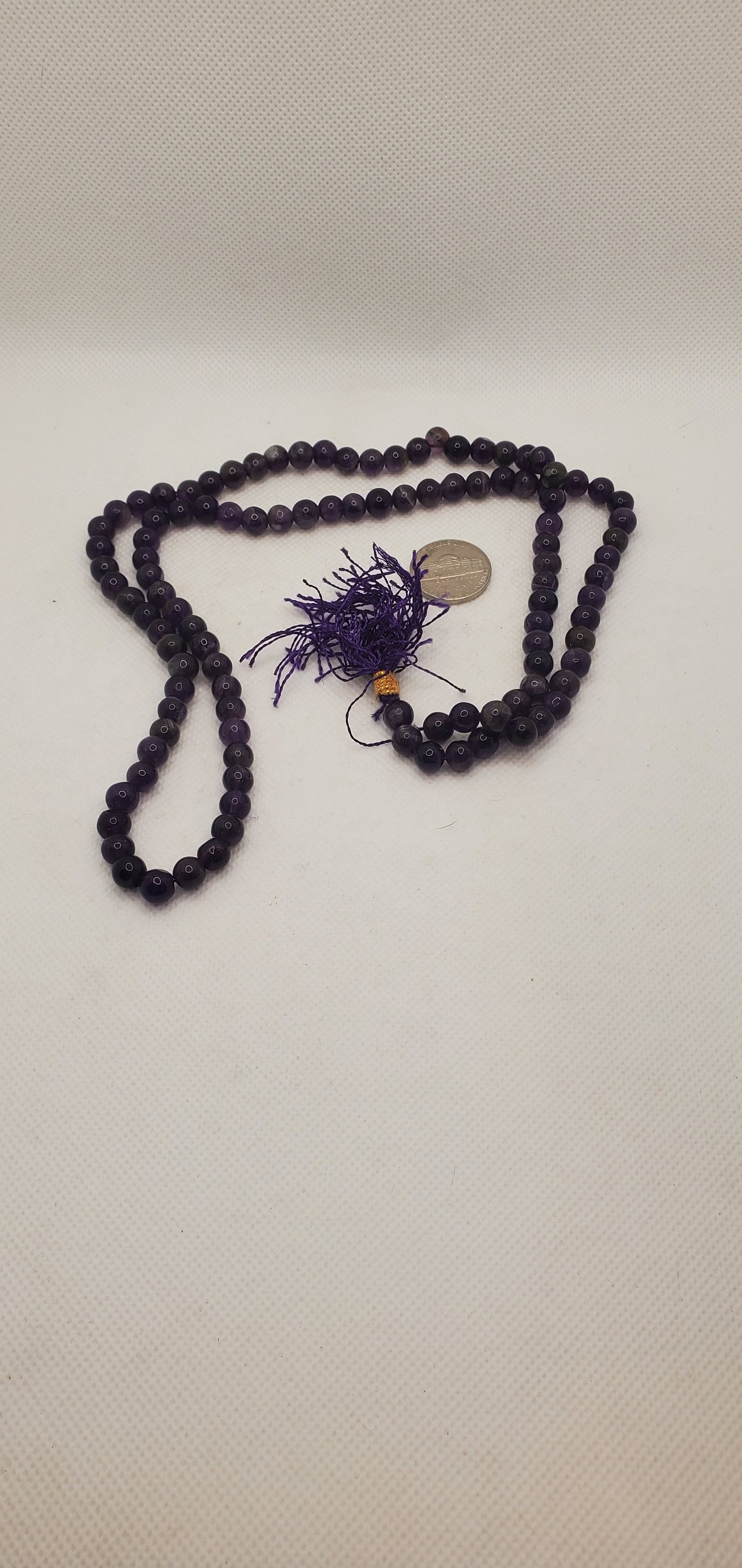 Amethyst Prayer Necklace