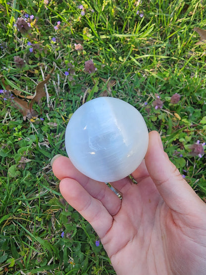 Satin Spar Sphere