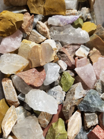 Raw stone mix