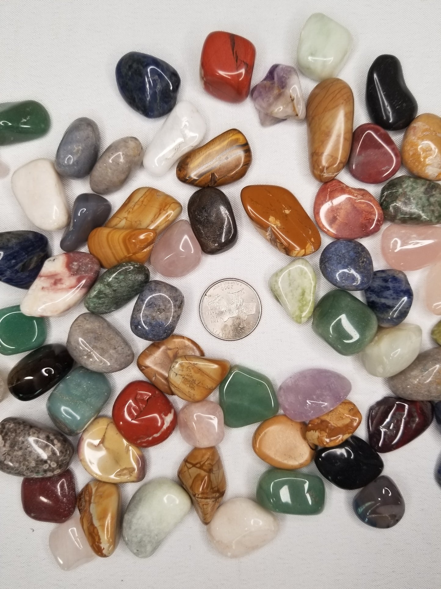 25 stone kit and Gemstone Tumble ONE DOLLAR + ROCKS