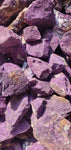 Purpurite rough stone